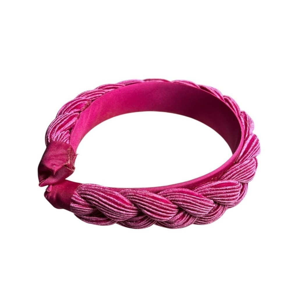 Pink Braided Headband